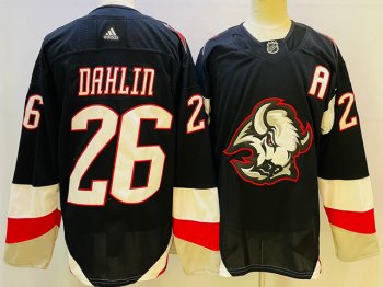 Buffalo Sabres #26 Rasmus Dahlin Black 2022/23 Reverse Retro Jersey