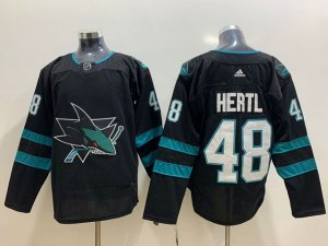 San Jose Sharks #48 Tomas Hertl Black Jersey