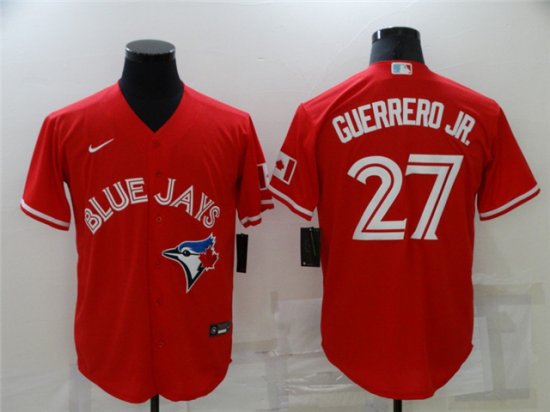 Toronto Blue Jays #27 Vladimir Guerrero Jr. Red Cool Base Jersey