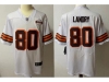 Cleveland Browns #80 Jarvis Landry White 1946 Vapor Limited Jersey