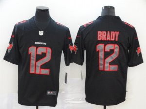 Tampa Bay Buccaneers #12 Tom Brady Black Vapor Impact Limited Jersey