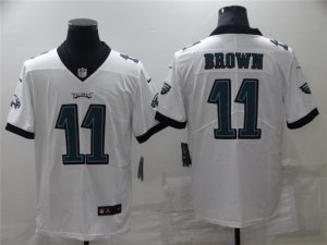 Philadelphia Eagles #11 A.J. Brown White Vapor Limited Jersey