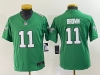 Youth Philadelphia Eagles #11 A.J. Brown Kelly Green Vapor F.U.S.E. Limited Jersey