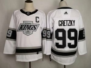 Los Angeles Kings #99 Wayne Gretzky White Jersey