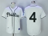 Philadelphia Phillies #4 Jimmie Foxx 1945 Throwback White Jersey