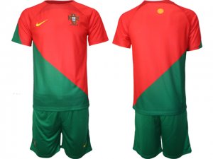 National Portugal #00 Home Red 2022/23 Soccer Custom Jersey