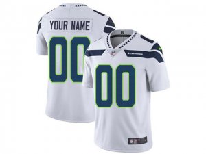 Seattle Seahawks #00 White Vapor Limited Custom Jersey