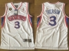 Philadelphia 76ers #3 Allen Iverson 10th Anniversary Throwback White Jersey