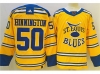 St. Louis Blues #50 Jordan Binnington Yellow 2022/23 Reverse Retro Jersey