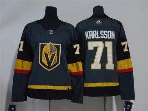 Women's Youth Vegas Golden Knights #71 William Karlsson Gray Jersey