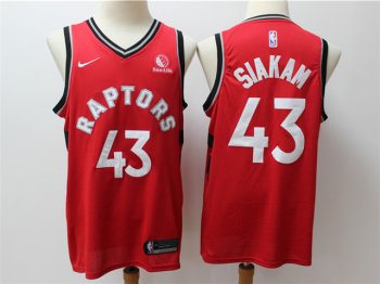 Toronto Raptors #43 Pascal Siakam Red Swingman Jersey