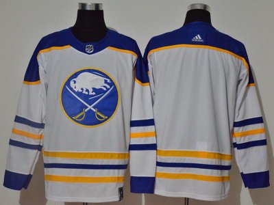 Buffalo Sabres Blank 2021 Away White Jersey