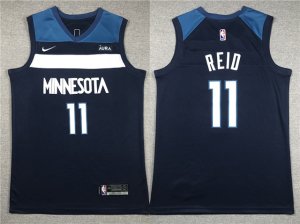 Minnesota Timberwolves #11 Naz Reid Navy Swingman Jersey