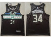 Milwaukee Bucks #34 Giannis Antetokounmpo 2020-21 Black Statement Swingman Jersey