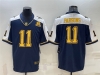 Dallas Cowboys #11 Micah Parsons Thanksgiving Blue Gold Vapor Limited Jersey