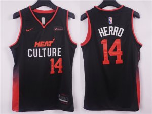 Miami Heat #14 Tyler Herro 2023-24 Black City Edition Swingman Jersey