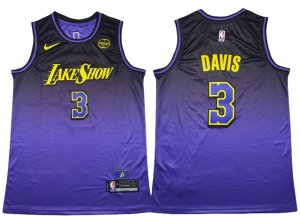 Los Angeles Lakers #3 Anthony Davis 2024-25 Purple City Edition Swingman Jersey