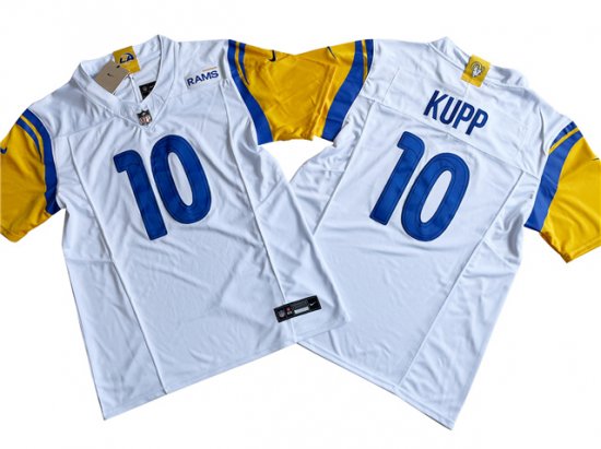 Los Angeles Rams #10 Cooper Kupp White Vapor F.U.S.E. Limited Jersey