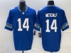 Seattle Seahawks #14 DK Metcalf Royal Throwback Vapor F.U.S.E. Limited Jersey