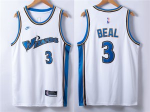 Washington Wizards #3 Bradley Beal 2022-23 White Classic Edition Swingman Jersey