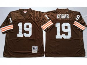 Cleveland Browns #19 Bernie Kosar 1986 Throwback Brown Jersey