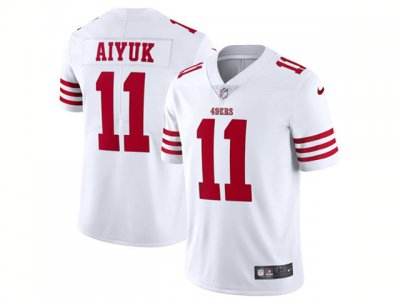 San Francisco 49ers #11 Brandon Aiyuk White Vapor Limited Jersey