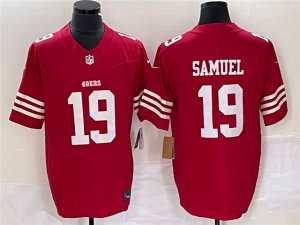 San Francisco 49ers #19 Deebo Samuel Red Vapor F.U.S.E. Limited Jersey