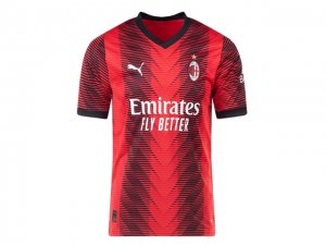 Club AC Milan #00 Home Red 2023/24 Soccer Custom Jersey