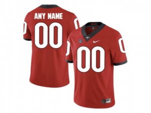 NCAA Georgia Bulldogs #00 Red College Football Custom Jersey