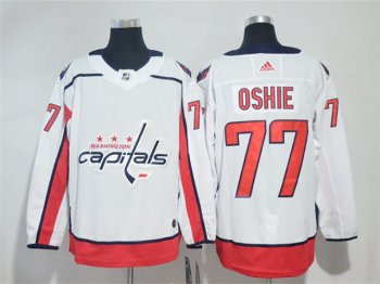 Washington Capitals #77 T.J. Oshie White Jersey