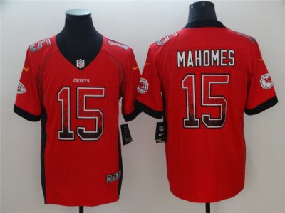 Kansas City Chiefs #15 Patrick Mahomes Red Drift Fashion Limited Jersey