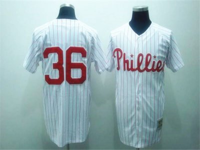 Philadelphia Phillies #36 Robin Roberts Throwback White Jersey