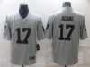 Las Vegas Raiders #17 Davante Adams Gray Inverted Limited Jersey