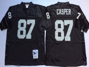 Los Angeles Raiders #87 Dave Casper Throwback Black Jersey