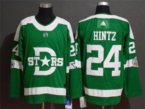 Dallas Stars #24 Roope Hintz Green 2020 Winter Classic Jersey