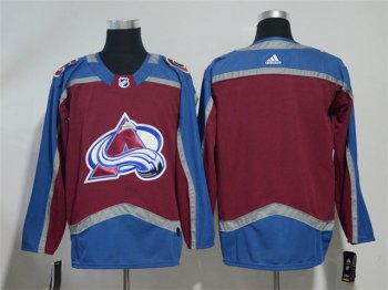 Colorado Avalanche Blank Home Burgundy Team Jersey