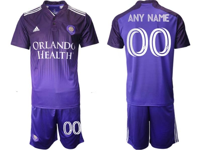 Club Orlando City SC Custom #00 Home Purple 2021/22 Soccer Jersey - Click Image to Close