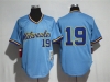 Milwaukee Brewers #19 Robin Yount 1982 Throwback Blue Jersey