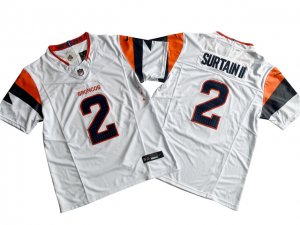 Denver Broncos #2 Pat Surtain II 2024 White Vapor F.U.S.E. Limited Jersey