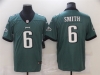 Philadelphia Eagles #6 DeVonta Smith Green Vapor Limited Jersey