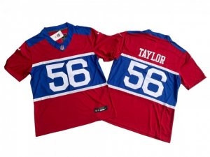 New York Giants #56 Lawrence Taylor Century Red Alternate Vapor F.U.S.E. Limited Jersey