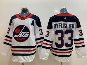 Winnipeg Jets #33 Dustin Byfuglien White Heritage Jersey