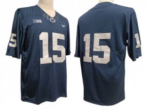 NCAA Penn State Nittany Lions #15 Navy College Football Jersey