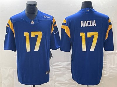 Los Angeles Rams #17 Robert Woods Royal Vapor Limited Jersey