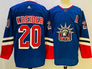 New York Rangers #20 Chris Kreider Royal 2022/23 Reverse Retro Jersey