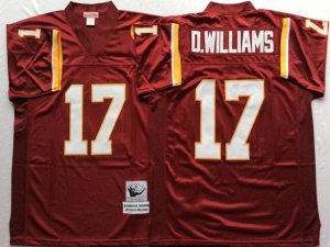 Washington Redskins #17 Doug Williams Throwback Burgundy Jersey