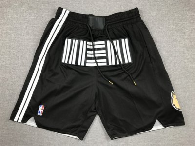 Memphis Grizzlies MEM Black City Edition Basketball Shorts