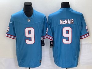 Tennessee Titans #9 Steve McNair Light Blue Vapor F.U.S.E. Limited Jersey