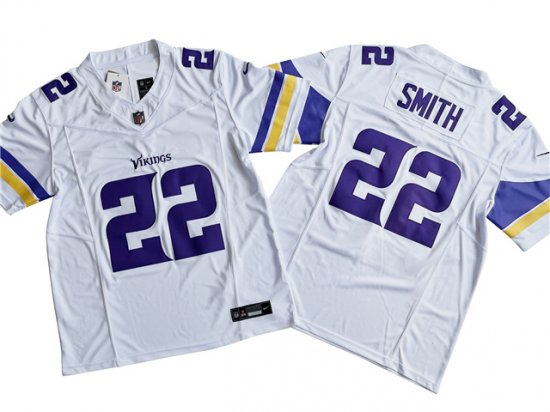 Minnesota Vikings #22 Harrison Smith White Vapor F.U.S.E. Limited Jersey