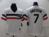 Chicago White Sox #7 Tim Anderson White Cooperstown Collection Cool Base Jersey